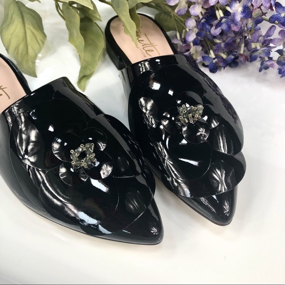 Nanette Lepore Shoes - Nanette Lenore Black Alexandra Mules 7.5